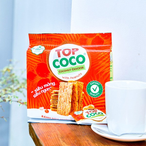 喜詮生技股份有限公司_無麩質【TOPCOCO】椰子脆米餅-花生 150g/袋